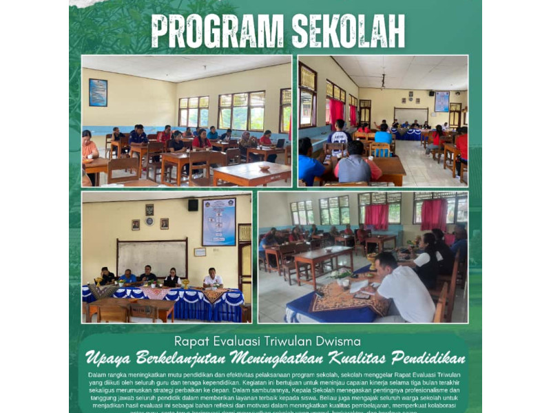 🏫 SMAN 2 Busungbiu Gelar Rapat Evaluasi Triwulan Dwisma: Upaya Berkelanjutan Meningkatkan Kualitas Pendidikan