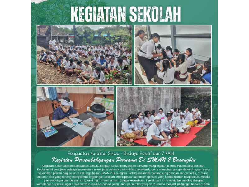 MELANGITKAN DOA DI HARI SUCI PURNAMA