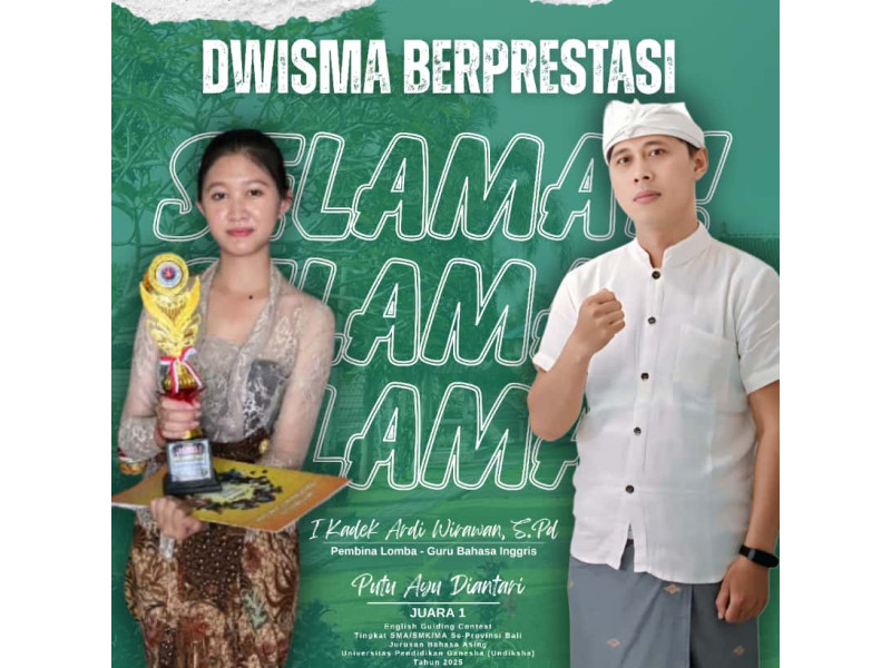 🏆 Siswa SMAN 2 Busungbiu Raih Juara 1 English Guiding Contest Tingkat Provinsi Bali