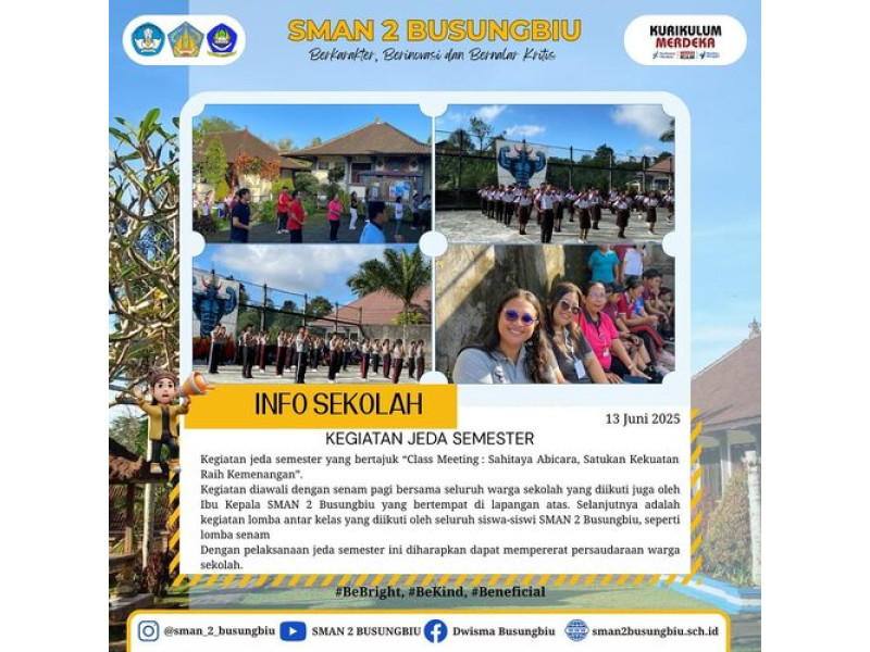 Class Meeting : Sahitaya Abicara, Satukan Kekuatan Raih Kemenangan Day-2