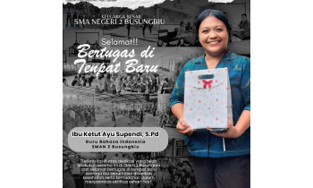 SMAN 2 Busungbiu Lepas Tugas Ibu Ketut Ayu Supendi, S.Pd dengan Penuh Rasa Syukur dan Haru