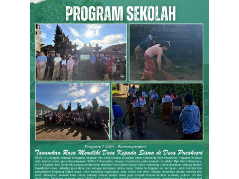 Tanamkan Rasa Memiliki Desa: SMAN 2 Busungbiu Laksanakan Pro