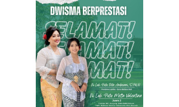 DWISMA BERPRESTASI: RAIH JUARA 2 NASIONAL LOMBA MC