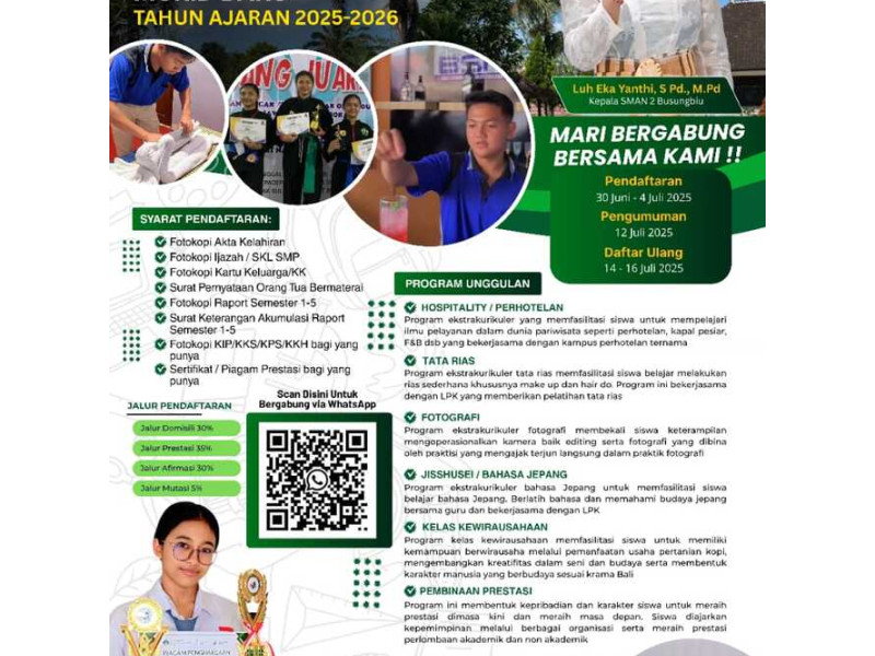 PENDAFTARAN SPMB 3 HARI LAGI !!!!