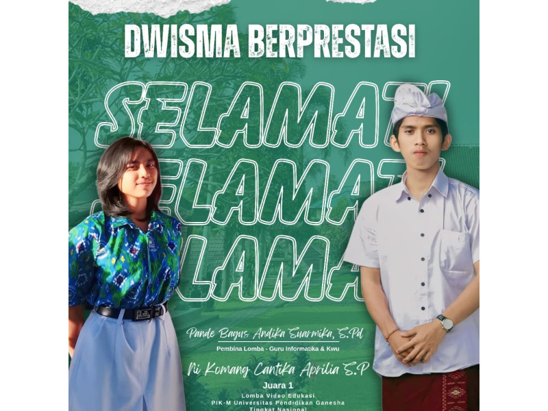 BERITA PRESTASI SISWA SMAN 2 BUSUNGBIU : JUARA 1 NASIONAL LOMBA VIDEO EDUKASI TINGKAT NASIONAL