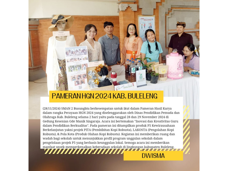 Pameran Projek P5 Kewirausahaan Berkelanjutan