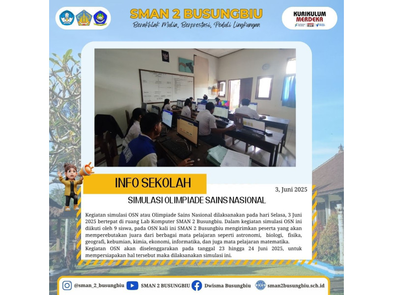 KEGIATAN SIMULASI OSN