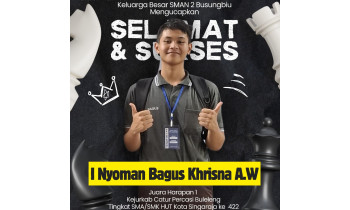 Siswa SMAN 2 Busungbiu Raih Prestasi pada Kejuaraan Catur Tingkat Kabupaten Buleleng