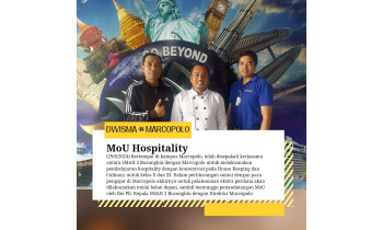 Kerjasama dalam penyelenggaraan ekstrakurikuler Hospitality dengan Marcopolo