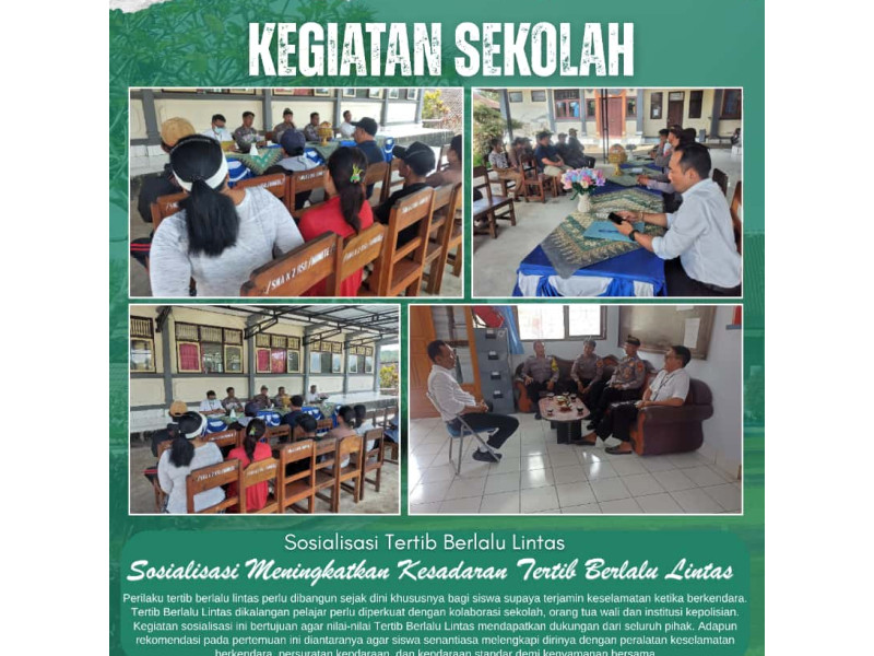 SMAN 2 BUSUNGBIU BERSAMA POLSEK BUSUNGBIU & KOMITE SEKOLAH WUJUDKAN TERTIB BERLALU LINTAS